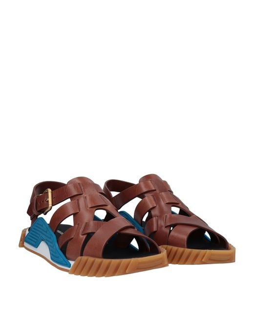 Dolce & Gabbana Blue Sandals for men
