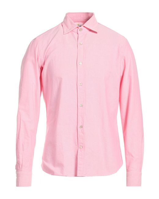 Giannetto Portofino Pink Shirt for men