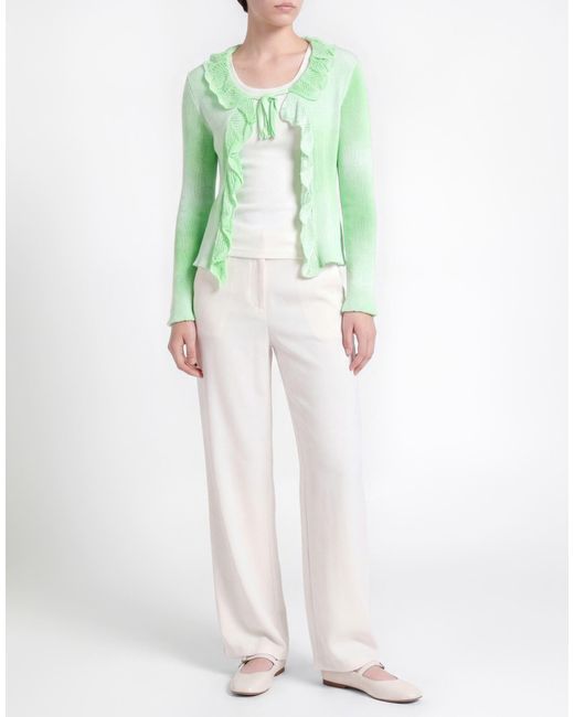 MSGM Green Cardigan