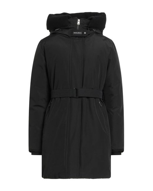 Woolrich Black Puffer Cotton, Polyamide, Wool, Polyester