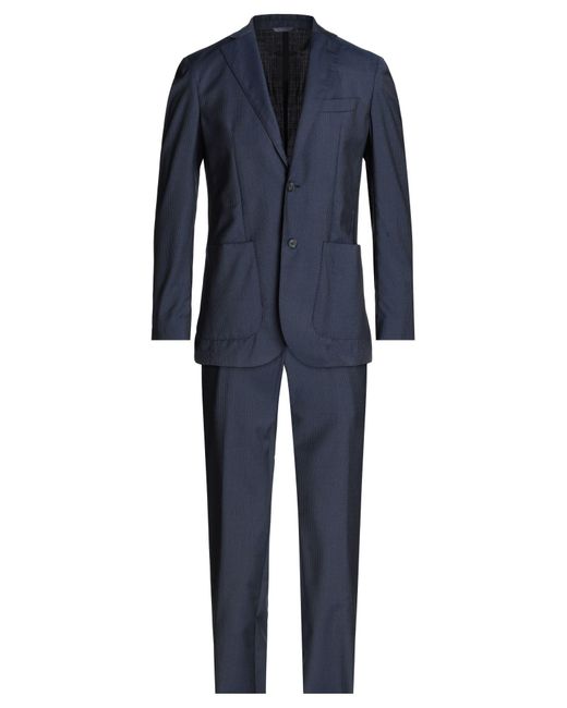 Lubiam Blue Suit for men