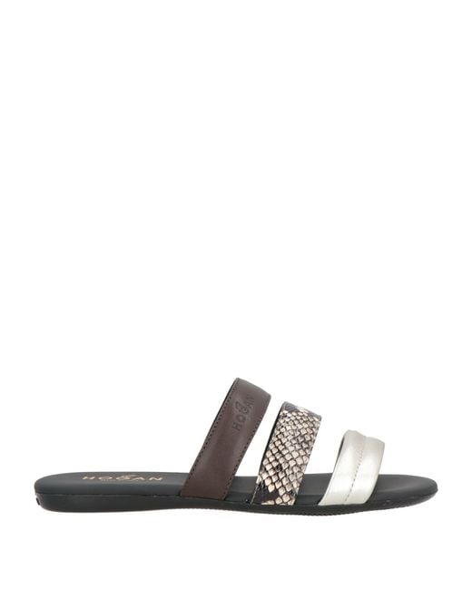 Hogan White Sandale