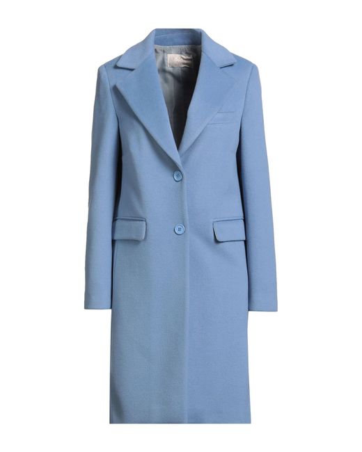 Kaos Blue Coat Polyester, Viscose, Elastane