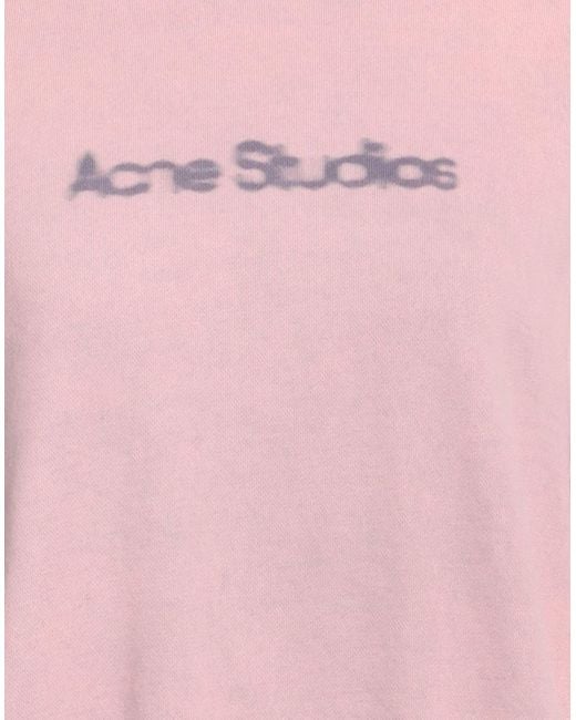 Sweat-shirt Acne en coloris Pink