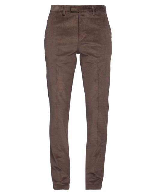 Dondup Brown Pants Cotton, Elastane for men