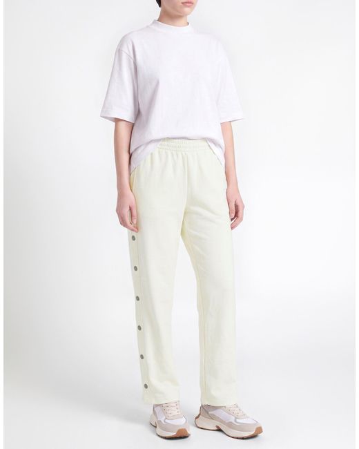Ba&sh White Pants Polyester, Viscose, Elastane