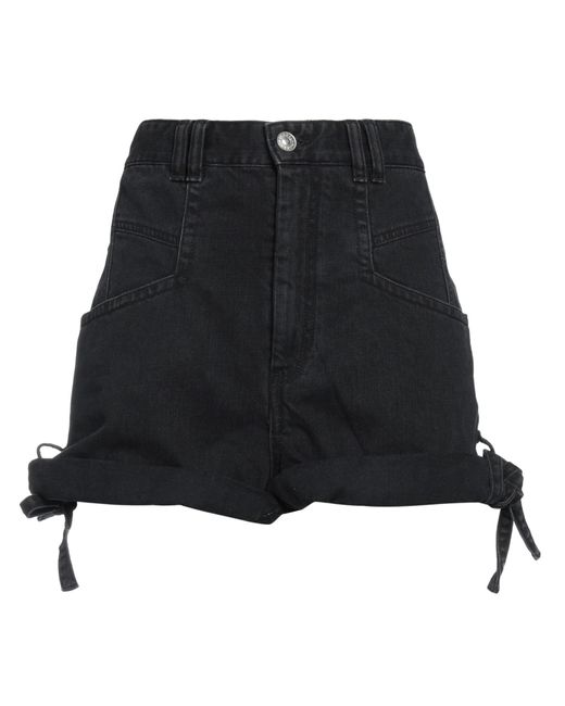 Isabel Marant Black Denim Shorts