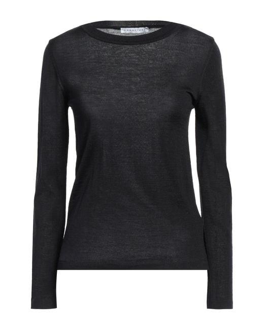 Pullover Caractere en coloris Black