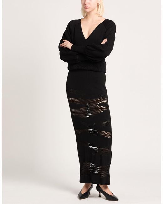 Akep Black Maxi Skirt