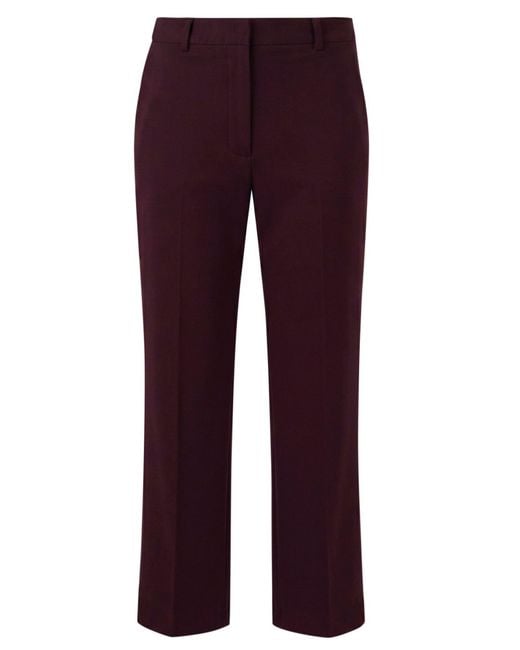 Liviana Conti Purple Pants Viscose, Polyamide, Elastane