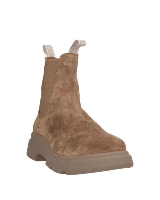 Voile Blanche Brown Ankle Boots Leather