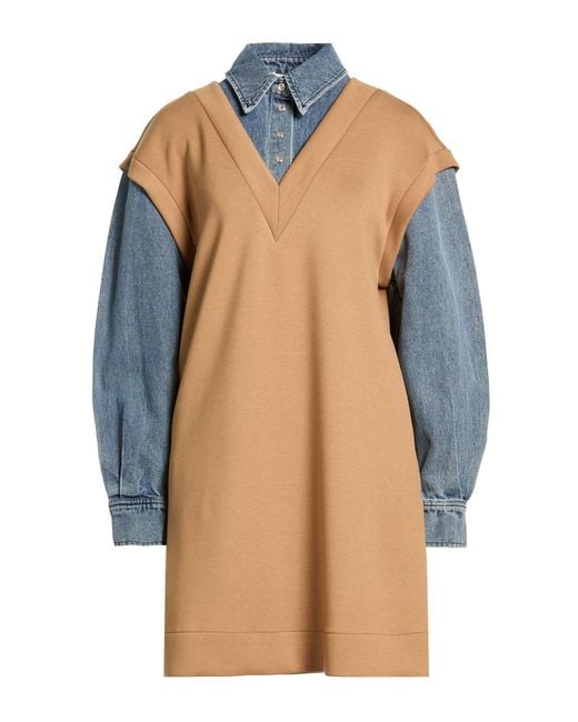 Twinset Blue Mini Dress