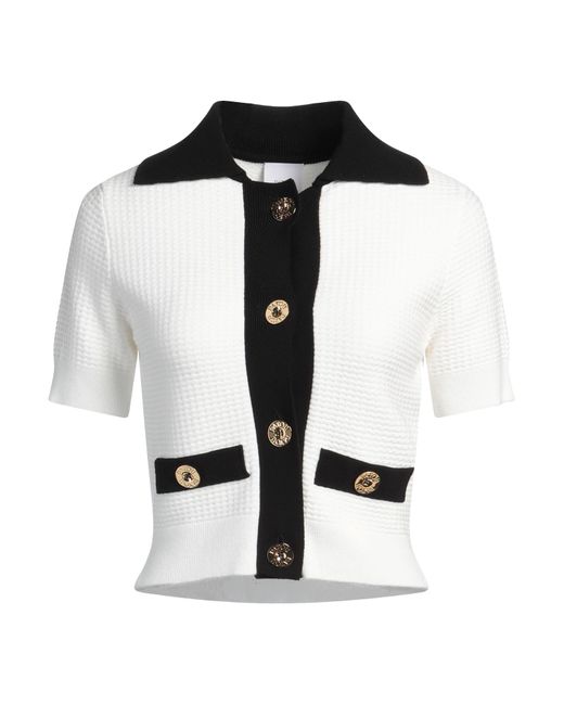 Patou Black Cardigan Viscose, Polyester
