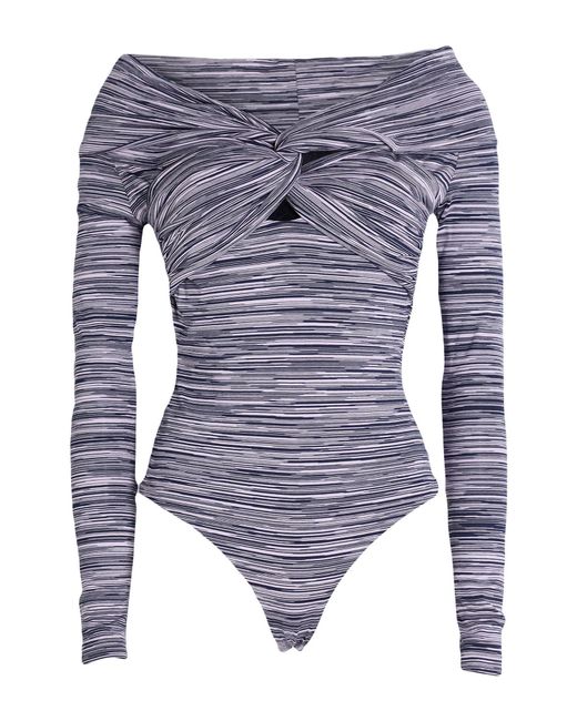 Missoni Blue Lilac Bodysuit Cotton