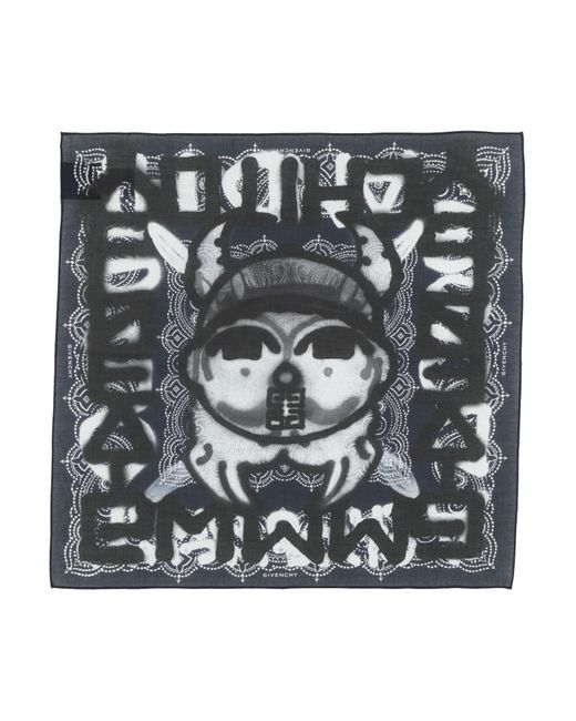 Givenchy Black Scarf Cotton for men