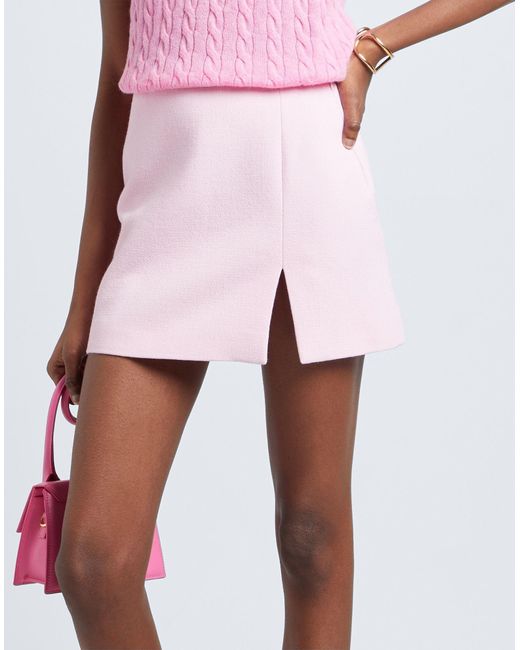 Mini-jupe Mach & Mach en coloris Pink