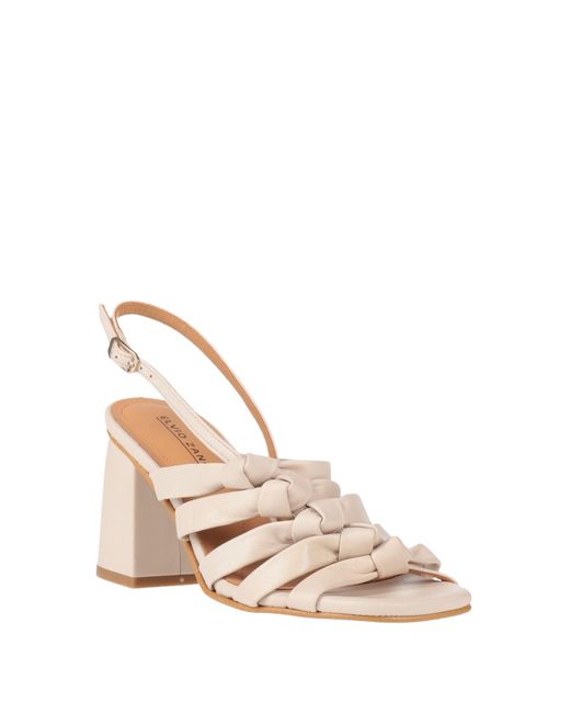 Sandalias Elvio Zanon de color Natural