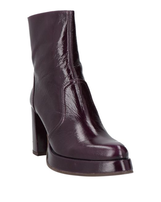 Chie Mihara Purple Ankle Boots