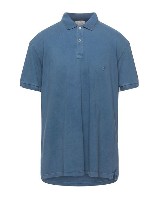 Brooksfield Blue Slate Polo Shirt Cotton for men