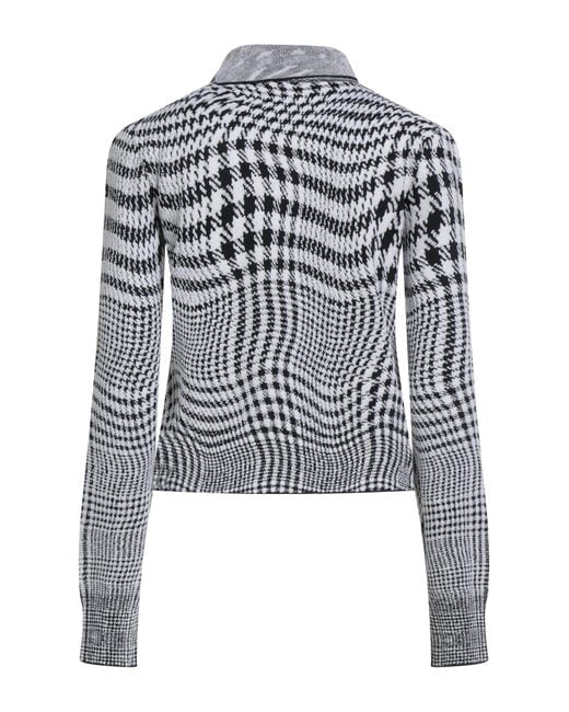 Burberry Gray Turtleneck Wool, Polyester, Polyamide, Elastane