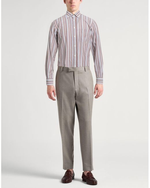 Corneliani Purple Shirt Cotton for men