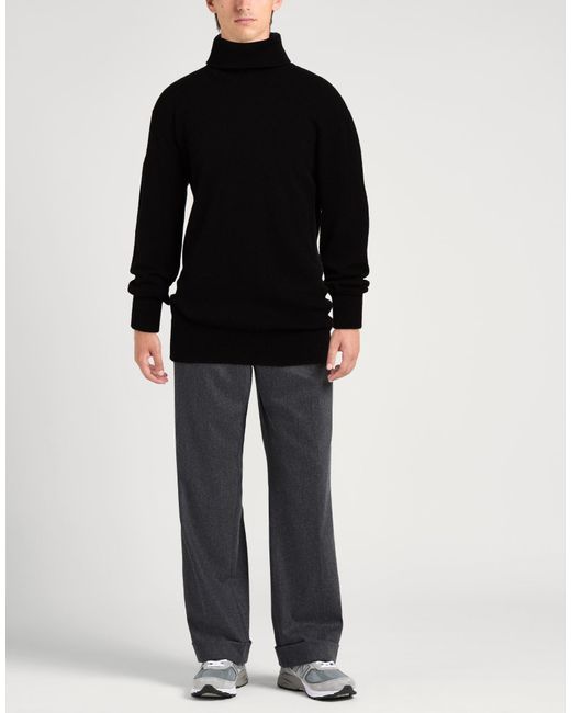 Amaranto Rollkragenpullover in Black für Herren