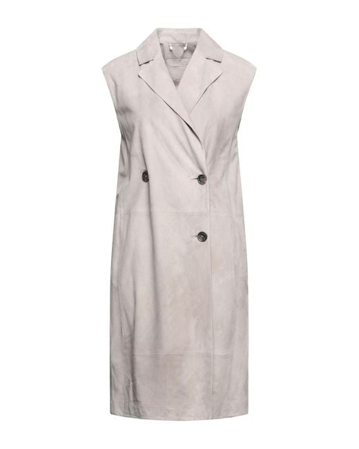 Desa Nineteenseventytwo Gray Overcoat & Trench Coat