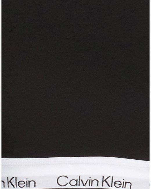 Calvin Klein Black Top Cotton, Modal, Elastane