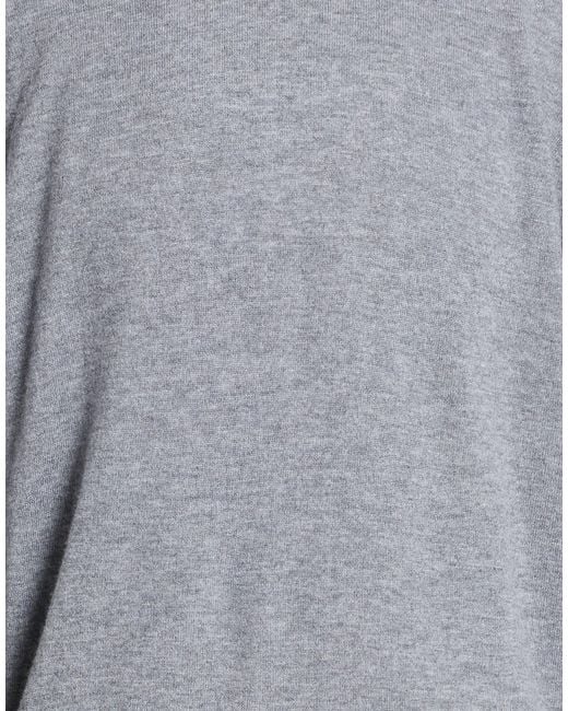 Alpha Studio Gray Sweater Wool for men