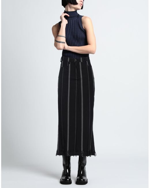 Masnada Black Midi Skirt