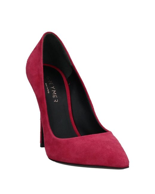 Grey Mer Pink Pumps Soft Leather