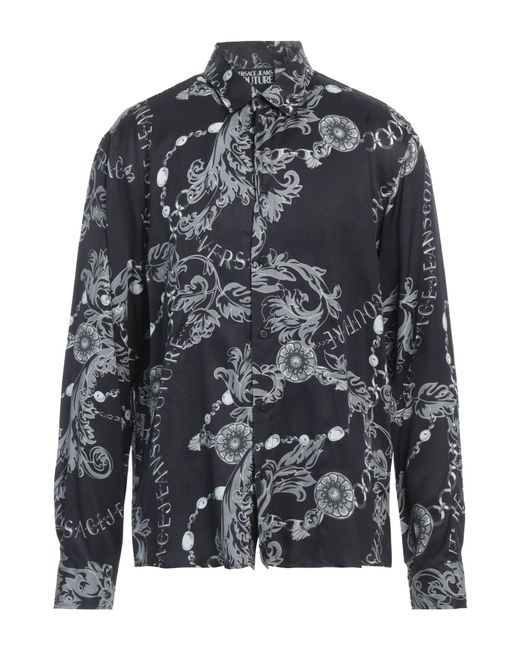 Camisa Versace Jeans Couture de hombre de color Gray