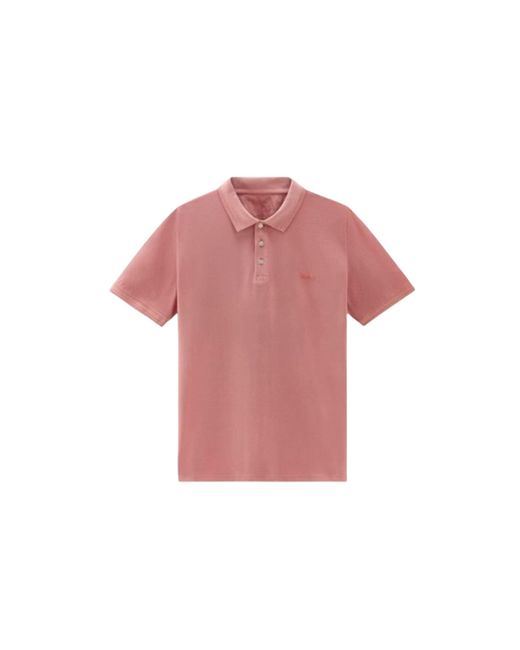 Woolrich Poloshirt in Pink für Herren