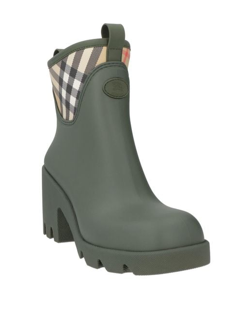 Burberry Green Stiefelette