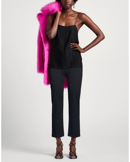 Seductive Blue Pants Viscose, Polyamide, Elastane