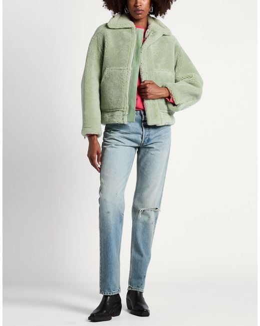 Jacquemus Green Shearling & Teddy