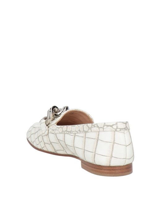 Casadei White Mokassin