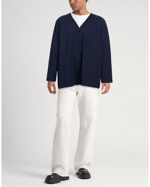Grifoni Blue Blazer Viscose, Polyamide, Elastane for men