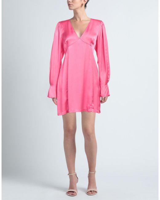 Semicouture Pink Mini Dress