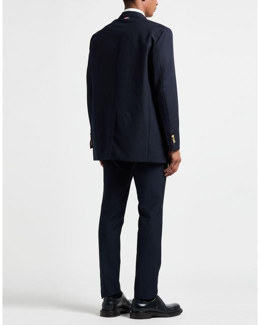 Thom Browne Blue Blazer Virgin Wool for men