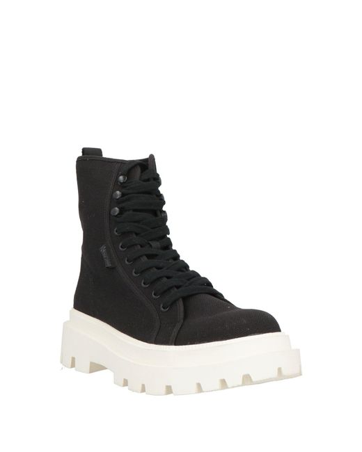 Superga Black Ankle Boots