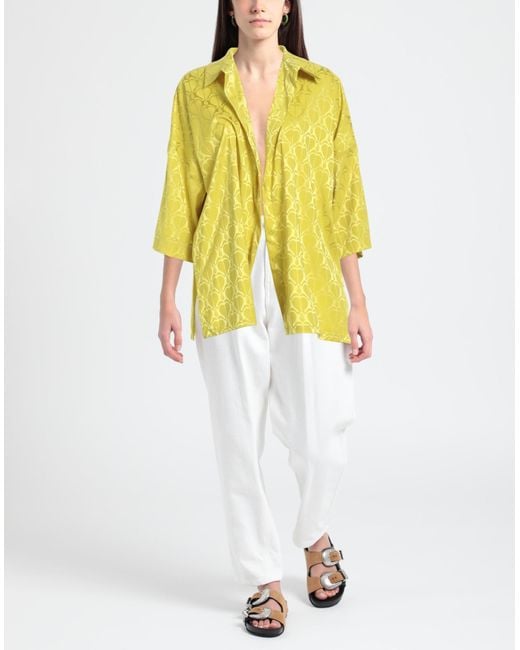Rrd Yellow Shirt Polyester, Elastane