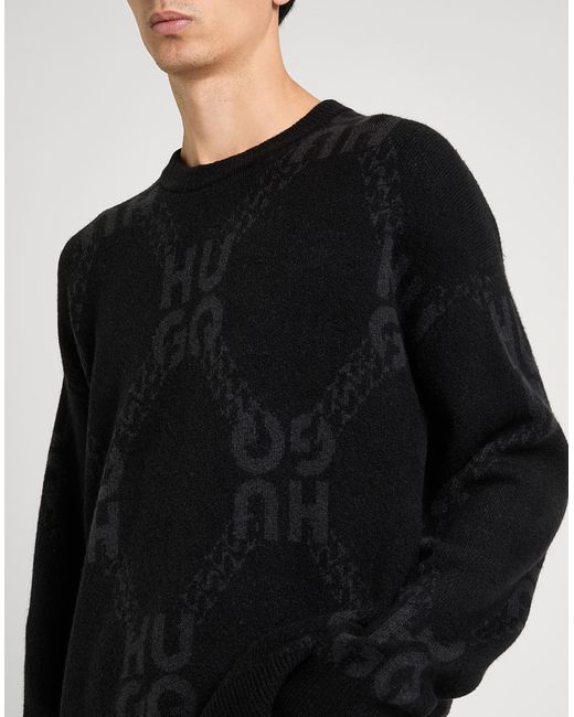 HUGO Pullover in Black für Herren