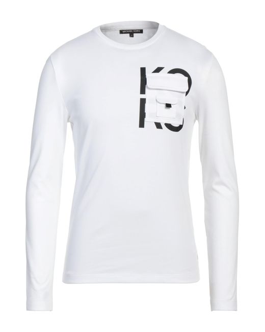 Camiseta Michael Kors de hombre de color White