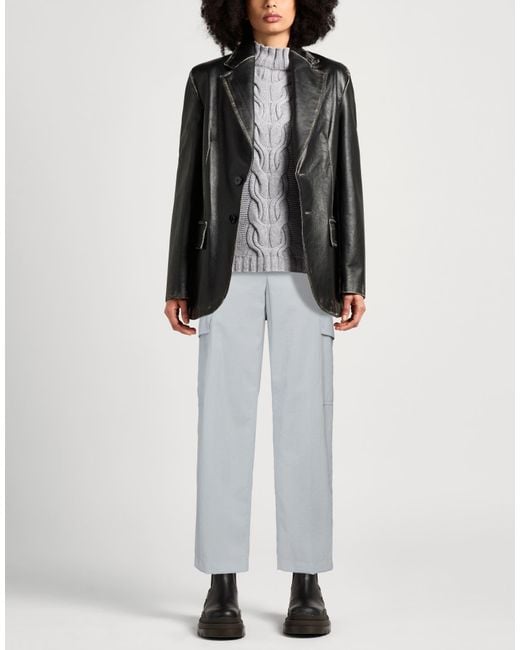 Theory Gray Sky Pants Polyester