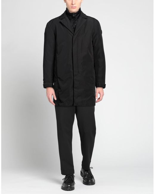 Colmar Black Coat Polyester for men