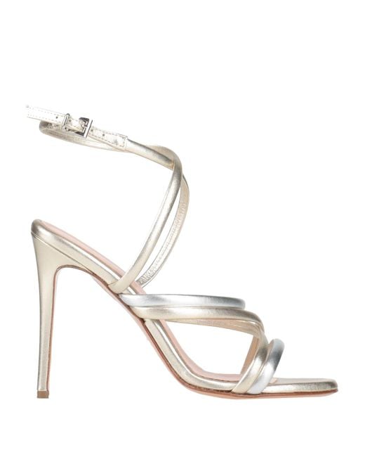 Anna F. Metallic Sandals