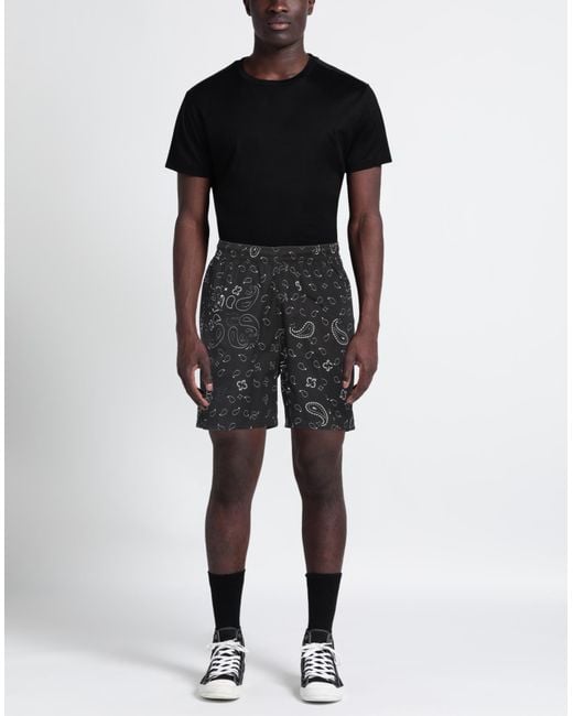 GARMENT WORKSHOP Black Shorts & Bermuda Shorts for men
