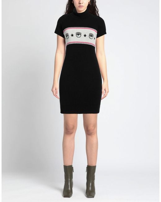 Chiara Ferragni Black Mini Dress