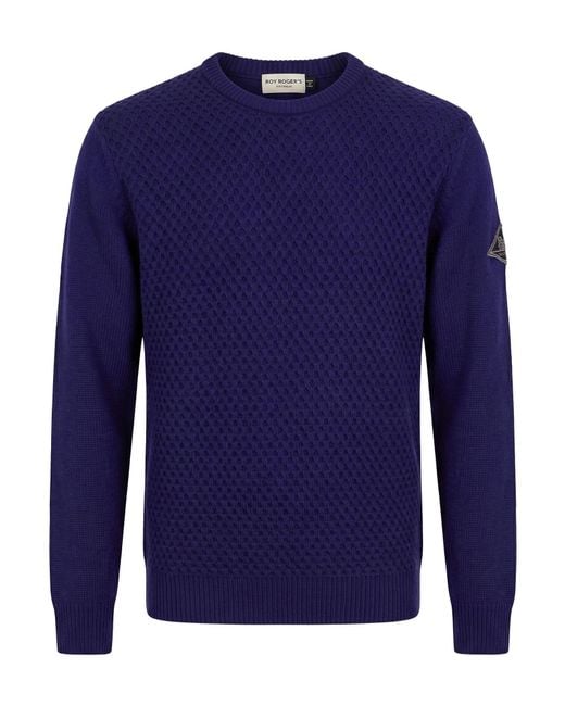 Pullover Roy Rogers de hombre de color Blue